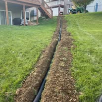 Drainage trench installation